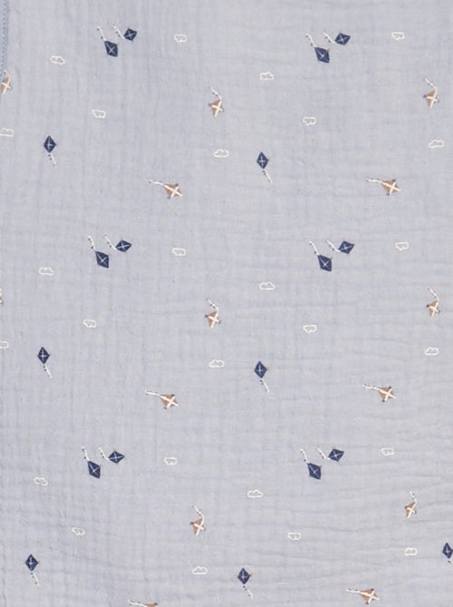 Slabbetje in twee stofsoorten - Kiabi