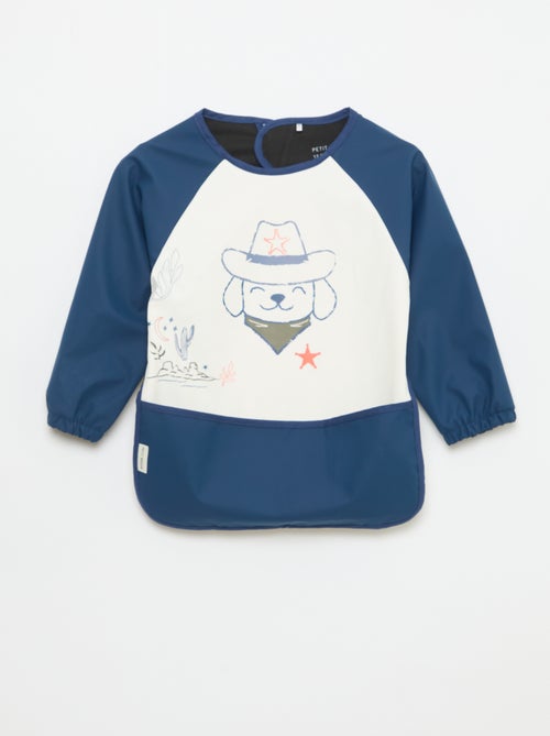 Slabschort met lange mouwen en print - Kiabi