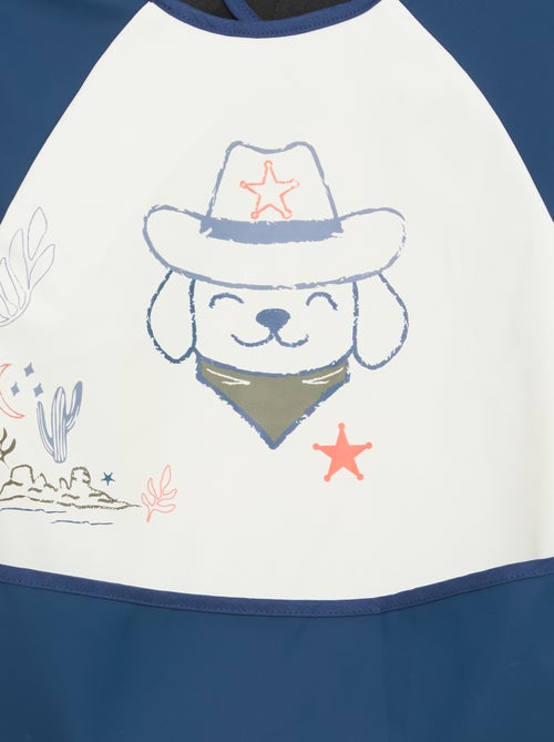 Slabschort met lange mouwen en print - Kiabi