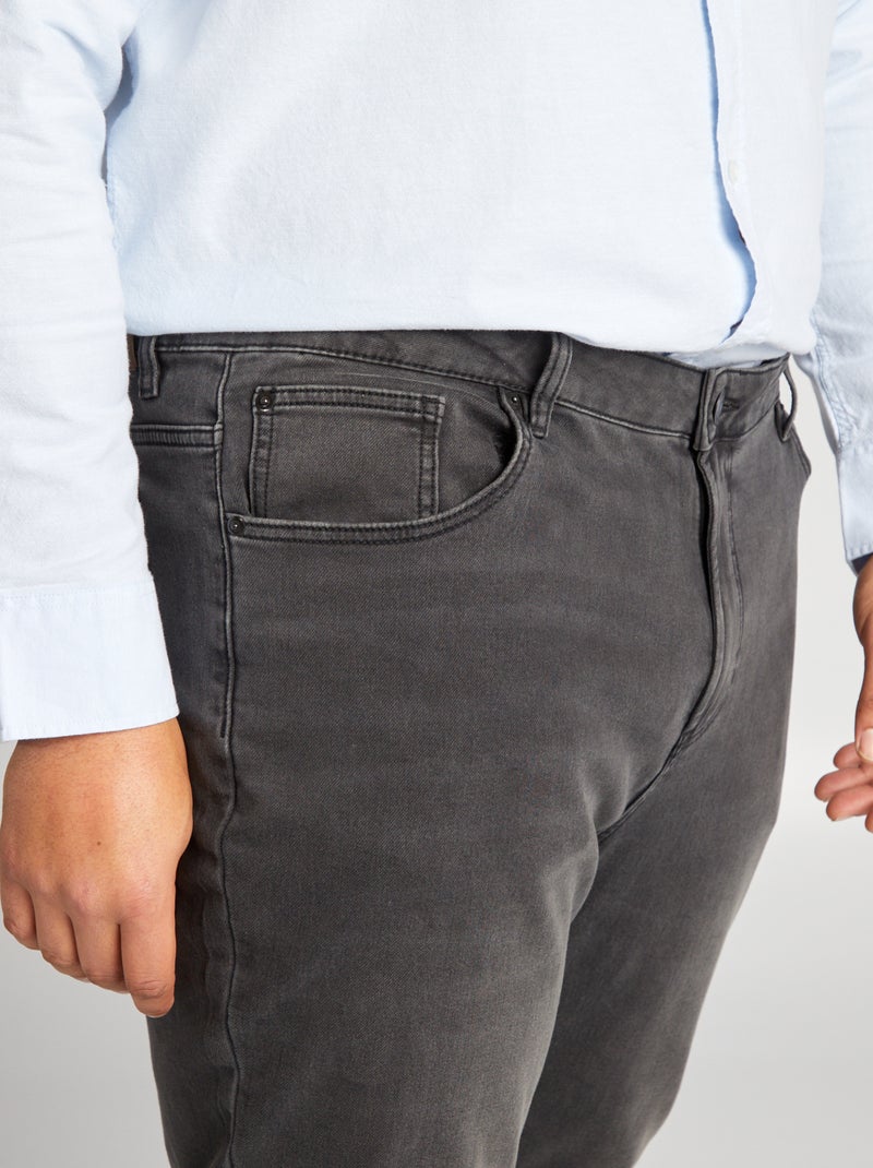 Slim-fit 5-pocket-jeans - L30 GRIJS - Kiabi