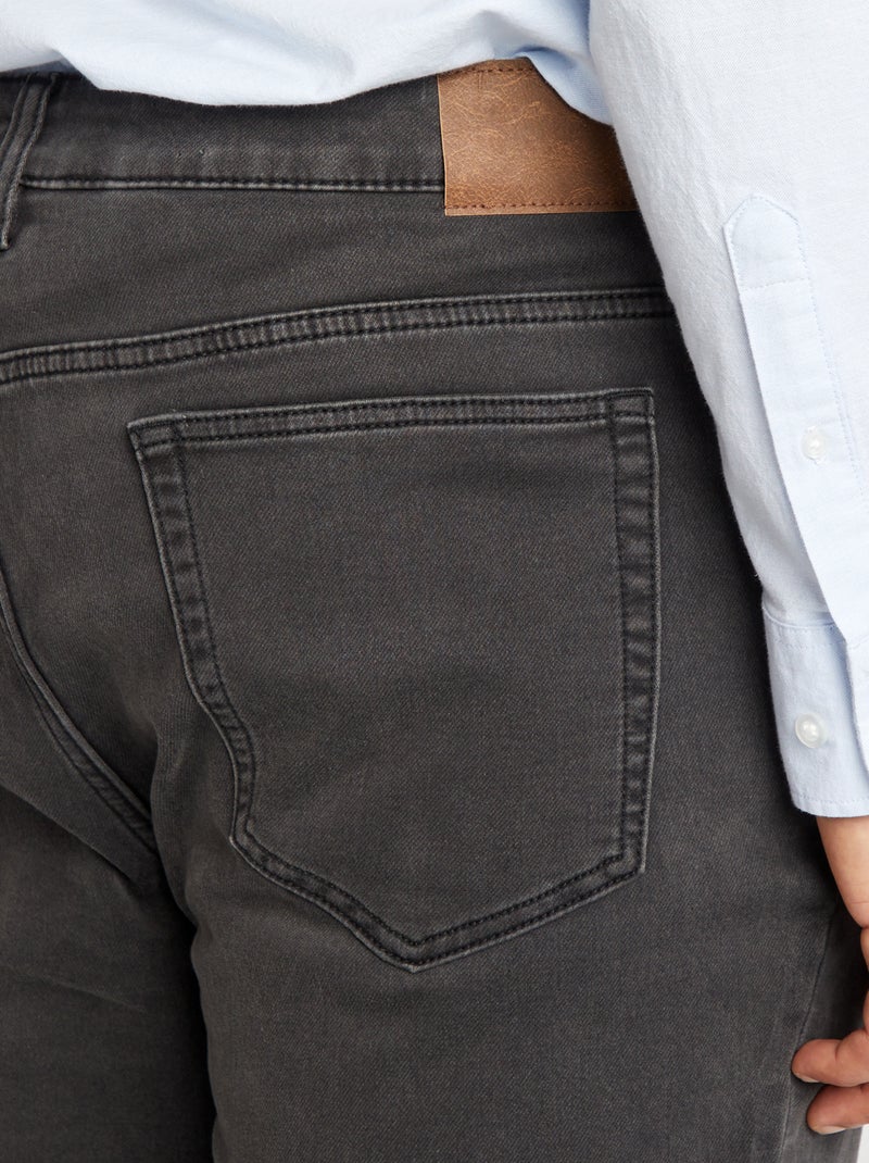 Slim-fit 5-pocket-jeans - L30 GRIJS - Kiabi