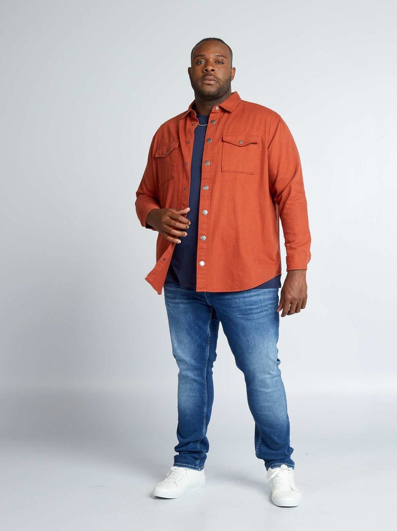 Slim-fit 5-pocket-jeans - L32 BLAUW - Kiabi