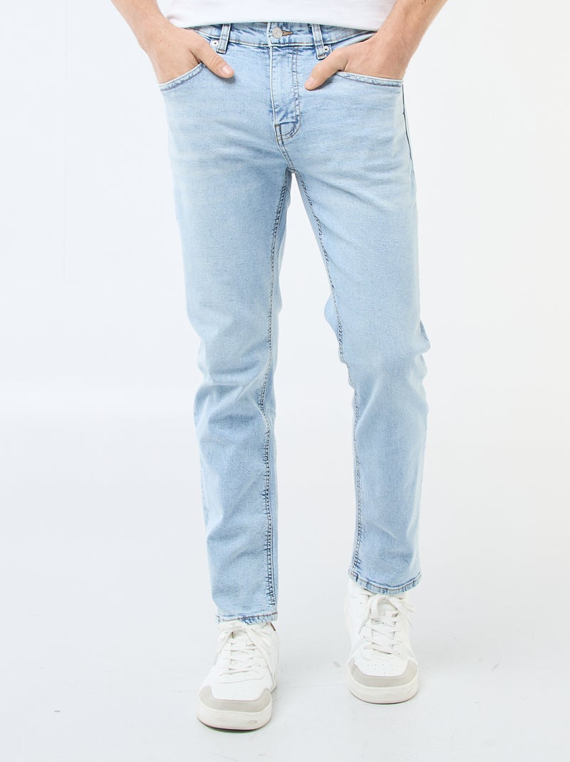 Slim-fit 5-pocket-jeans - L34 Blauw - Kiabi