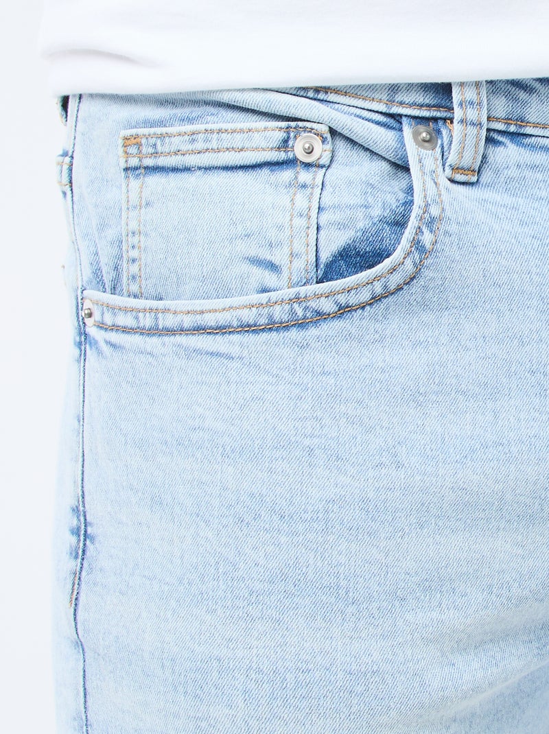 Slim-fit 5-pocket-jeans - L34 Blauw - Kiabi