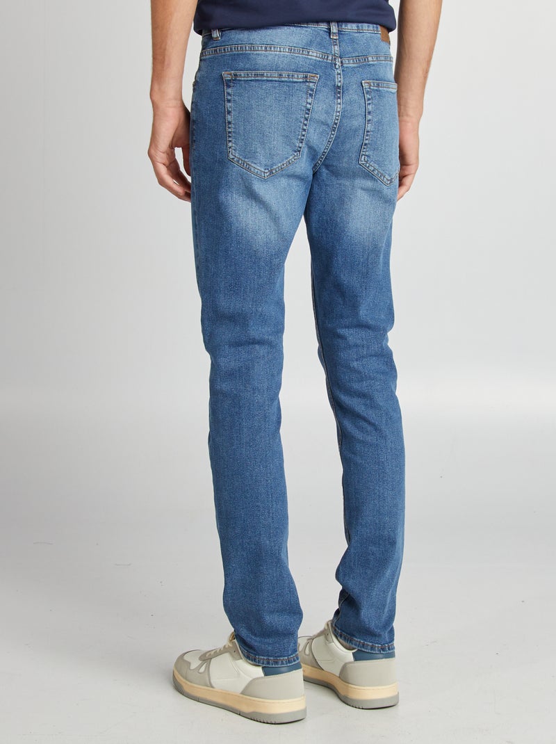 Slim-fit 5-pocket-jeans - L34 BLAUW - Kiabi