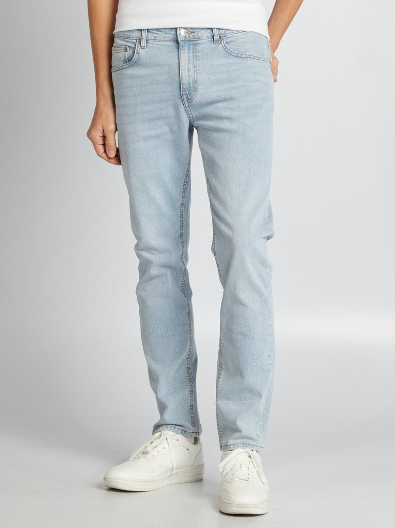 Slim-fit 5-pocket-jeans - L34 BLAUW - Kiabi