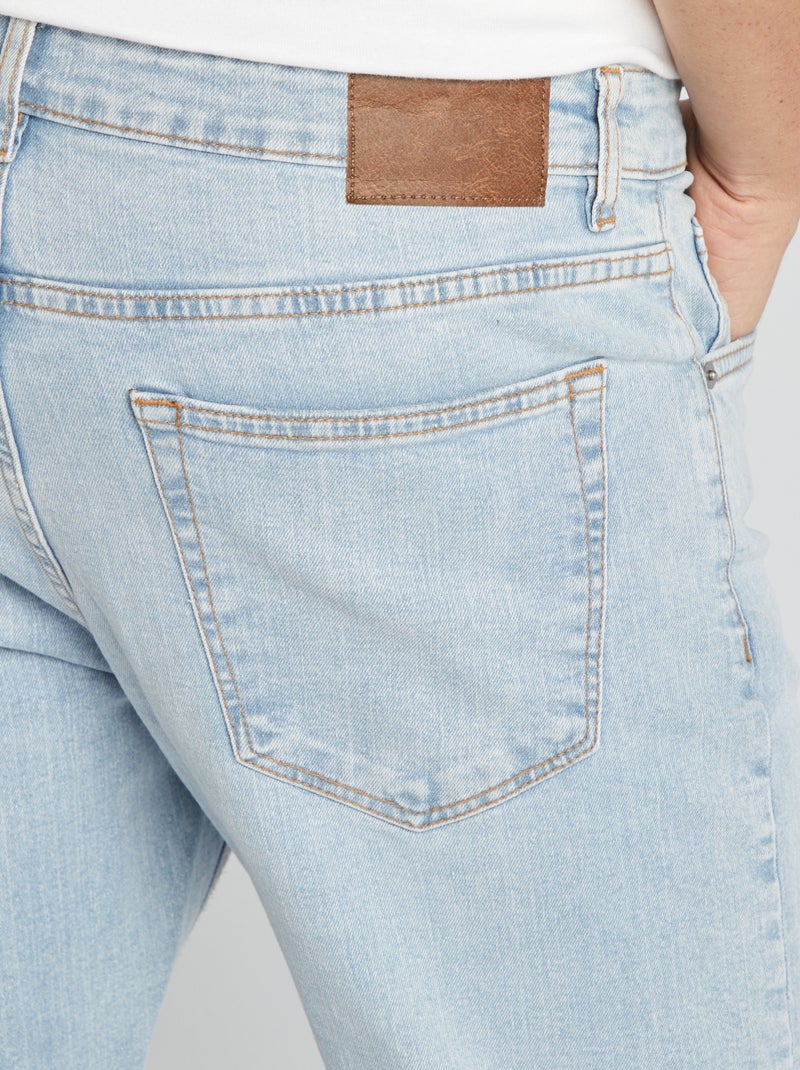 Slim-fit 5-pocket-jeans - L34 BLAUW - Kiabi