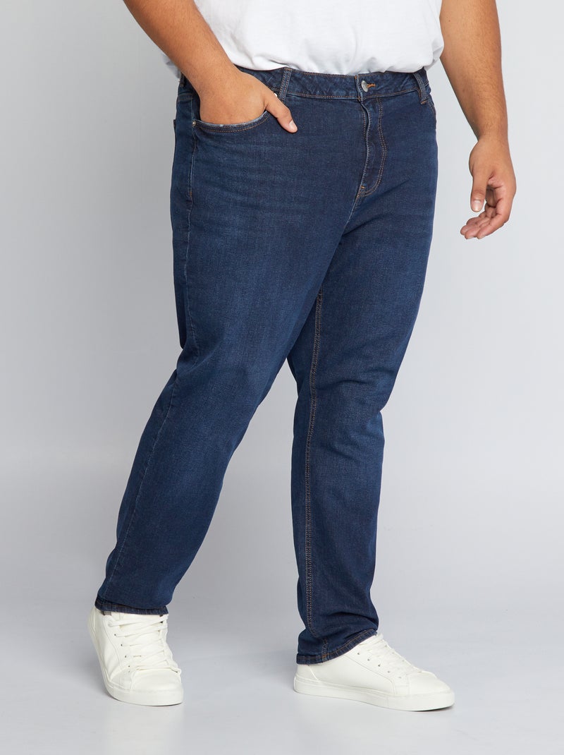 Slim-fit 5-pocket-jeans - L34 BLAUW - Kiabi