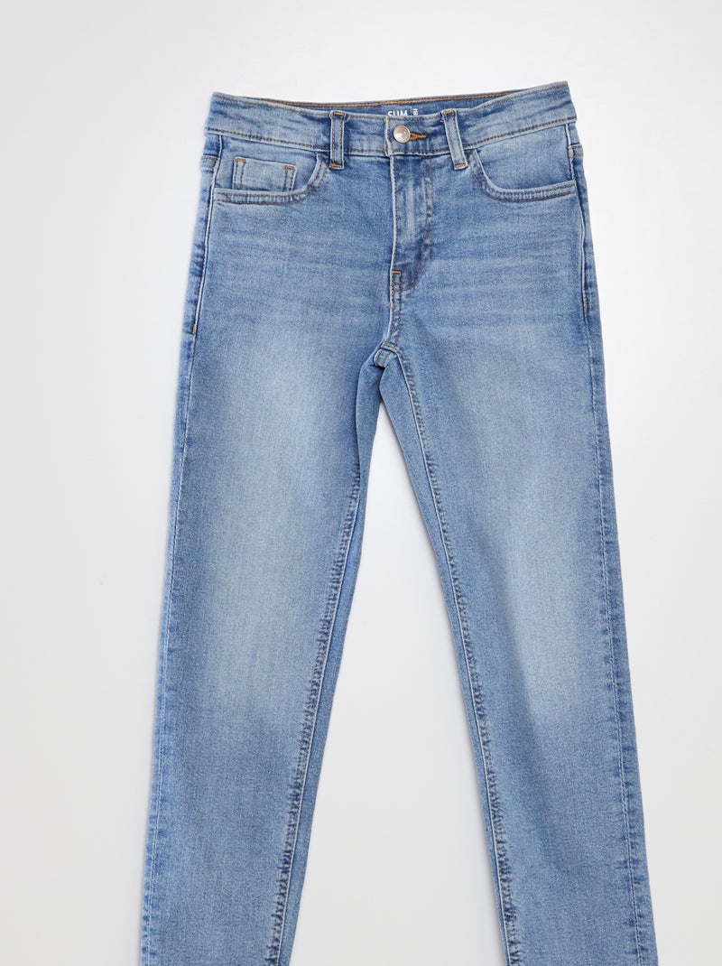 Slim-fit 5-pocket-jeans - L34 BLAUW - Kiabi