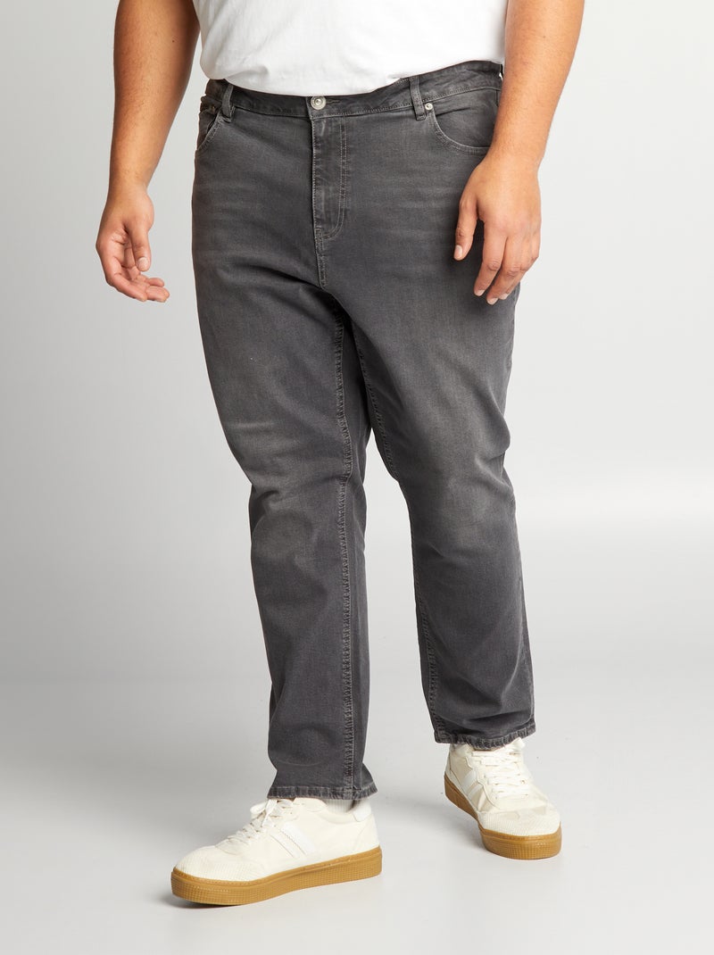 Slim-fit 5-pocket-jeans - L34 GRIJS - Kiabi