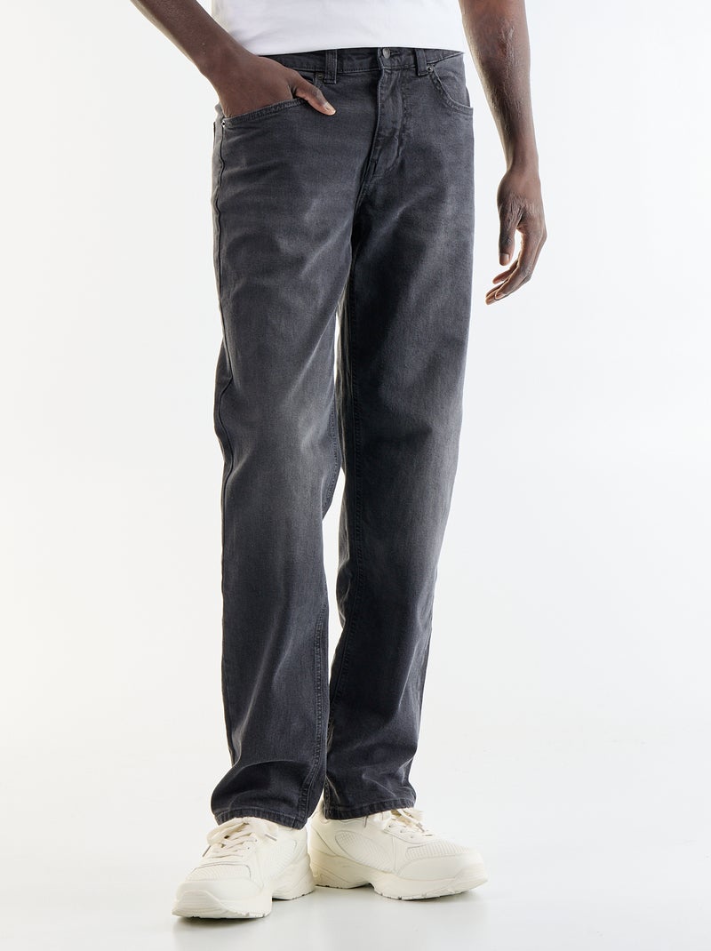 Slim-fit 5-pocket-jeans - L34 Zwart - Kiabi