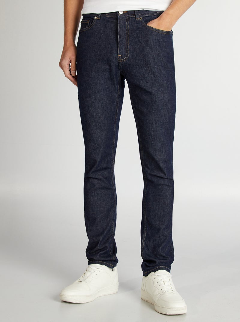 Slim-fit 5-pocket-jeans - Van Franse makelij BLAUW - Kiabi