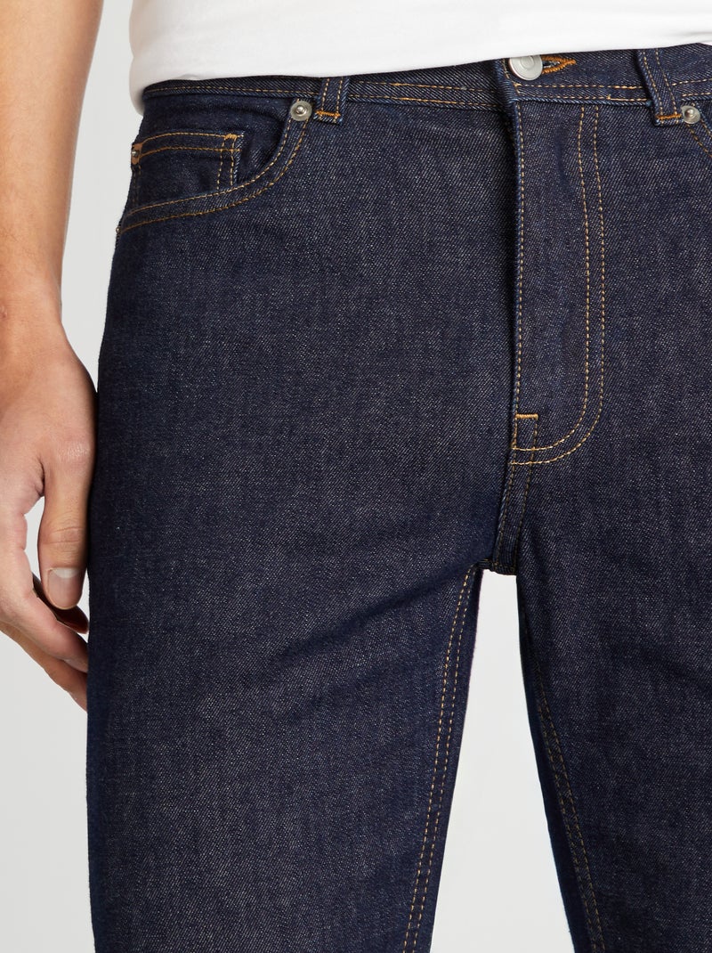 Slim-fit 5-pocket-jeans - Van Franse makelij BLAUW - Kiabi