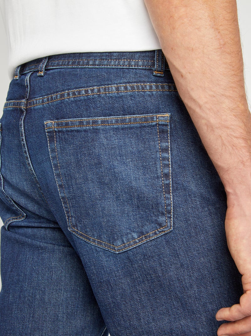 Slim-fit 5-pocket-jeans - Van Franse makelij BLAUW - Kiabi
