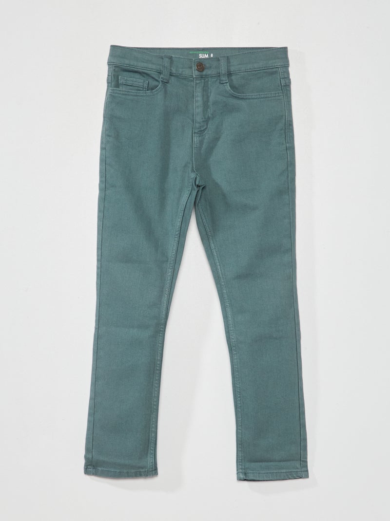 Slim-fit 5-pocket-jeans BLAUW - Kiabi