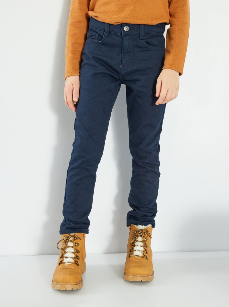 Slim-fit 5-pocket-jeans BLAUW - Kiabi