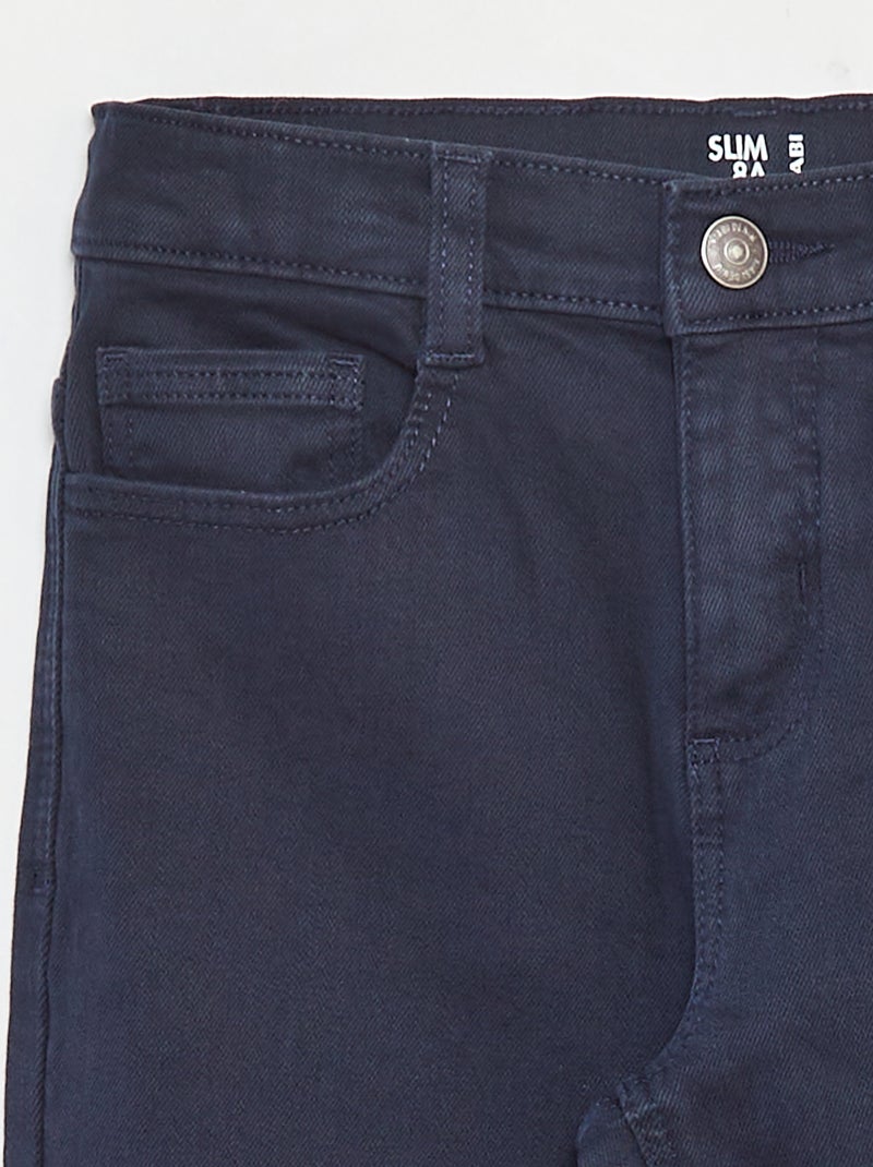 Slim-fit 5-pocket-jeans Blauw - Kiabi