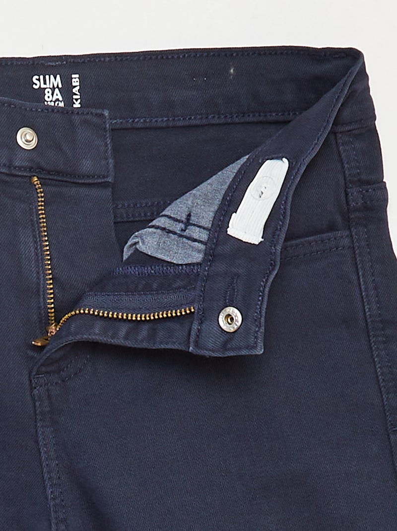 Slim-fit 5-pocket-jeans Blauw - Kiabi