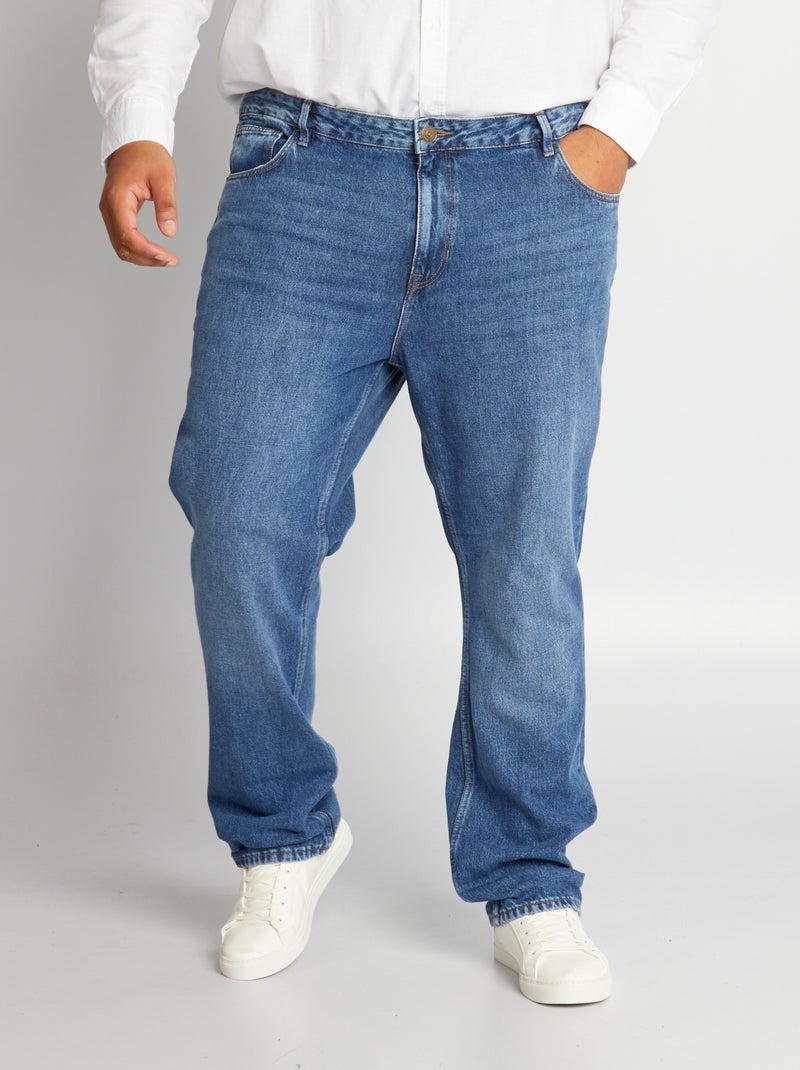 Slim-fit 5-pocket-jeans L32 BLAUW - Kiabi