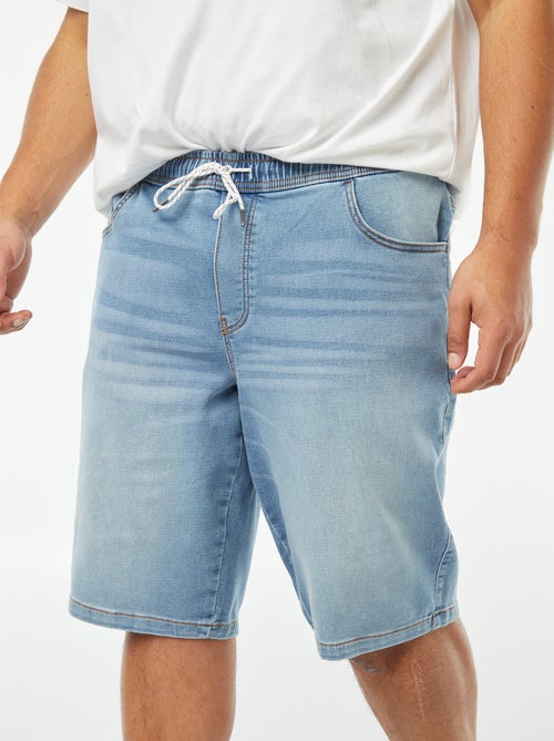 Slim-fit bermuda van stretchdenim - Kiabi