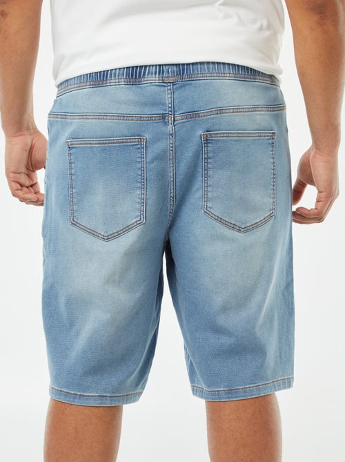 Slim-fit bermuda van stretchdenim - Kiabi