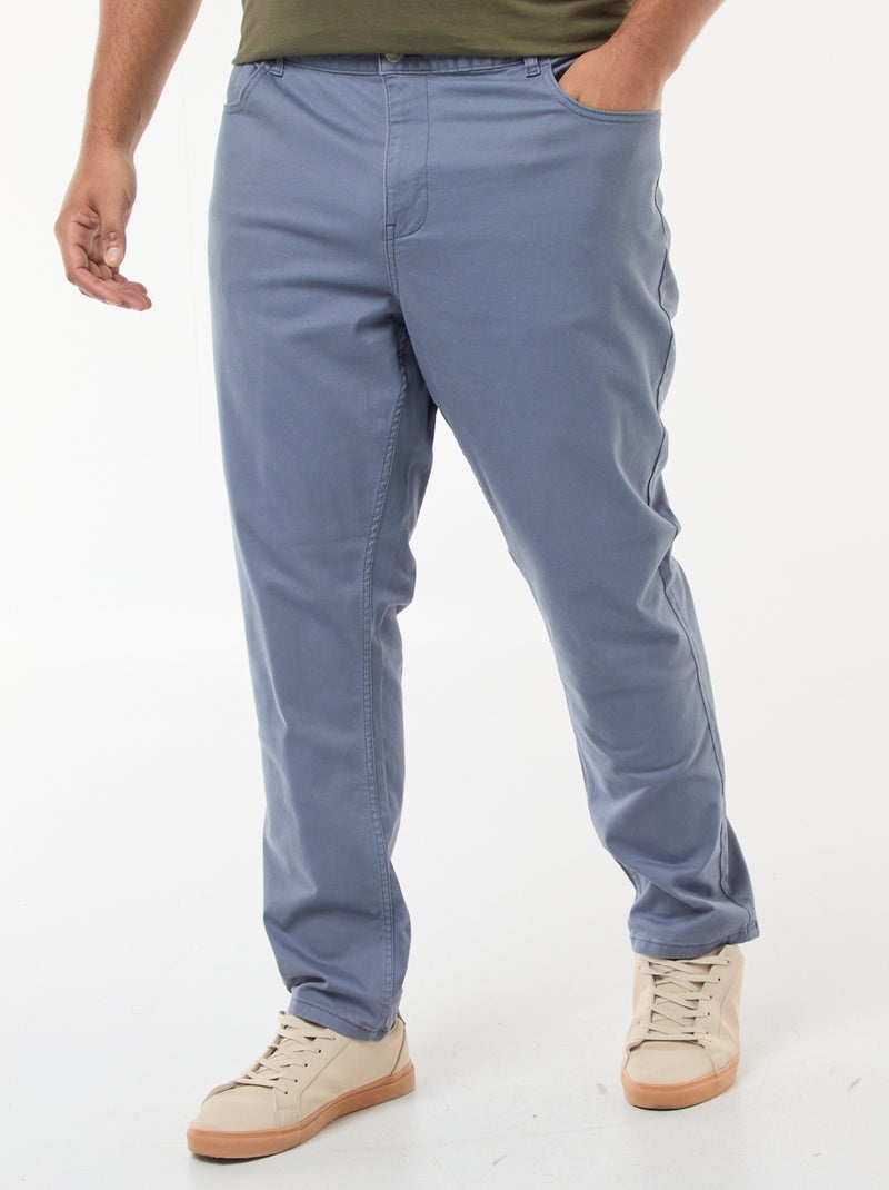 Slim fit broek - L32 Grijs - Kiabi