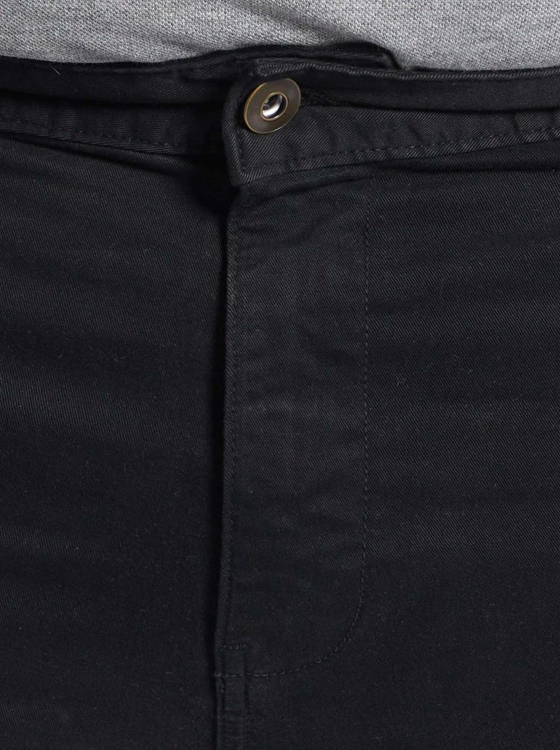 Slim fit broek - L32 zwart - Kiabi