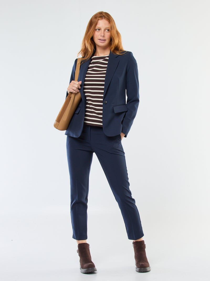 Slim-fit broek Blauw - Kiabi