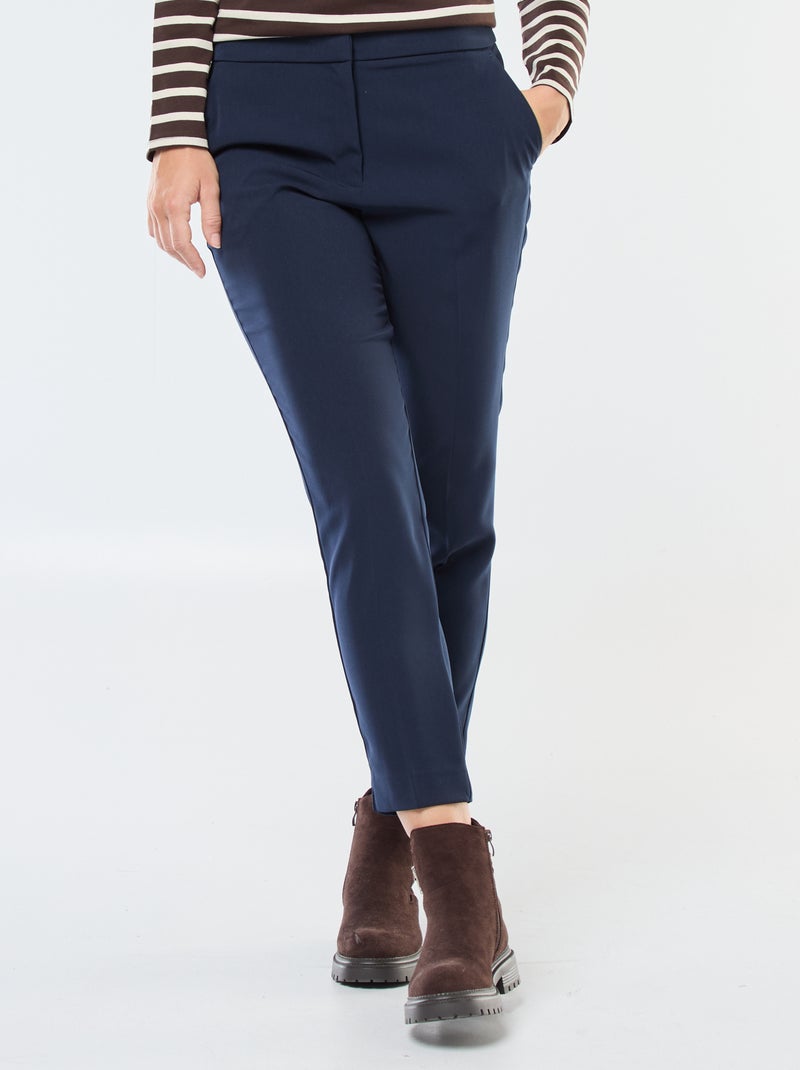 Slim-fit broek Blauw - Kiabi