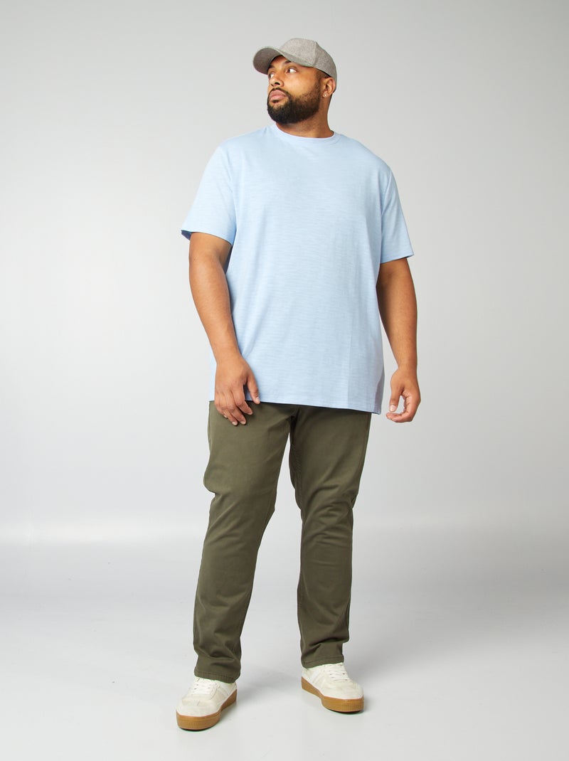 Slim-fit broek L32 KAKI - Kiabi
