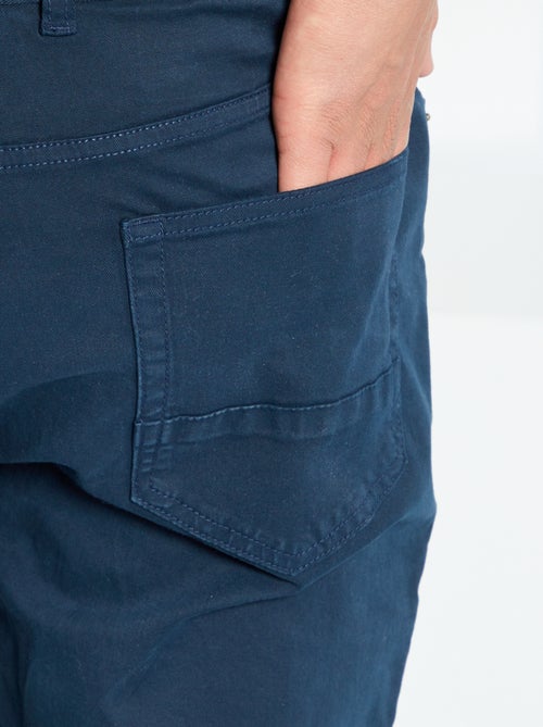 Slim-fit broek L36, voor personen die langer zijn dan 1m90 - Kiabi