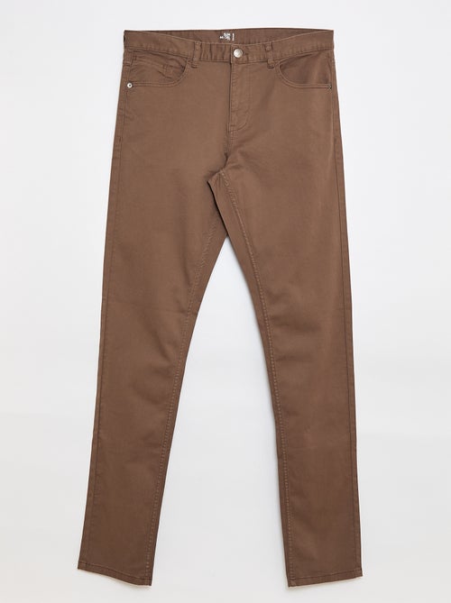 Slim-fit broek L36, voor personen die langer zijn dan 1m90 - Kiabi