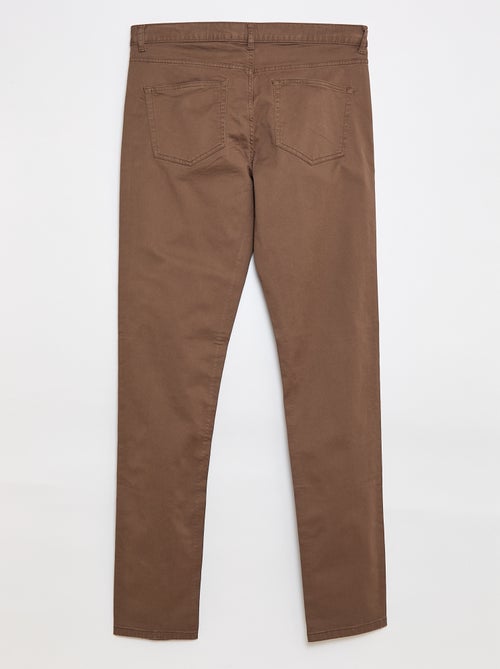 Slim-fit broek L36, voor personen die langer zijn dan 1m90 - Kiabi