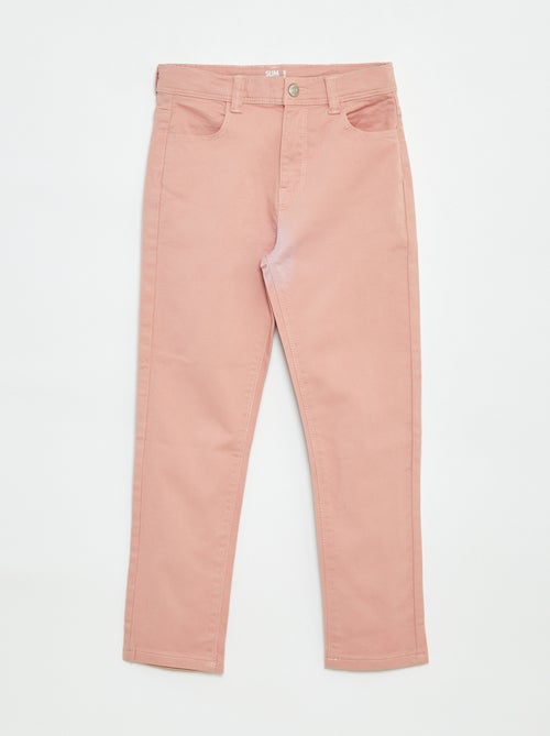 Slim-fit broek met 4 zakken - Kiabi