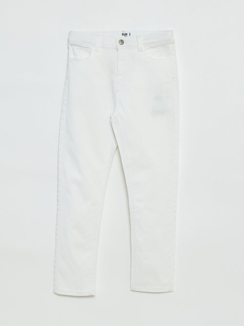 Slim-fit broek met 4 zakken - Kiabi