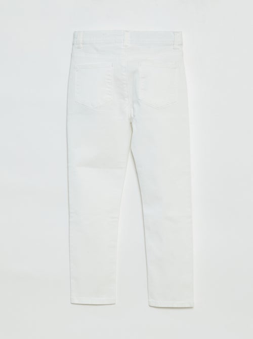 Slim-fit broek met 4 zakken - Kiabi