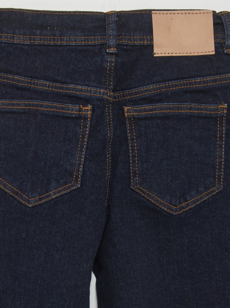 Slim-fit broek met 5 zakken BLAUW - Kiabi