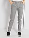    Slim-fit broek met pied-de-puce-print afbeelding 2
