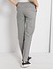     Slim-fit broek met pied-de-puce-print afbeelding 3
