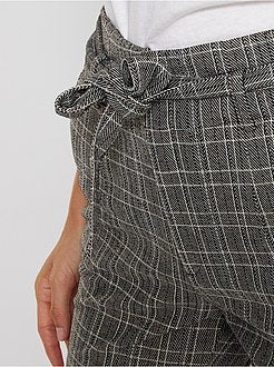 Slim-fit broek van milanotricot - Kiabi