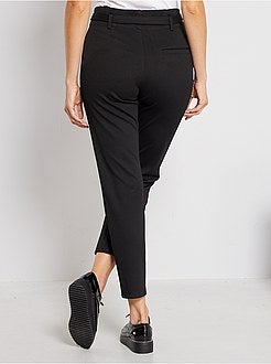 Slim-fit broek van milanotricot - Kiabi