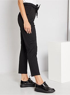 Slim-fit broek van milanotricot - Kiabi