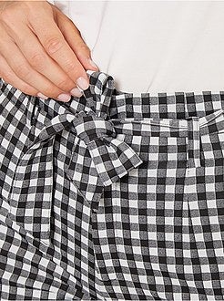 Slim-fit broek van milanotricot - Kiabi