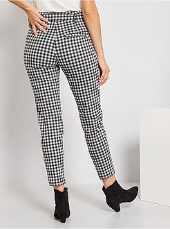 Slim-fit broek van milanotricot - Kiabi