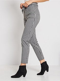 Slim-fit broek van milanotricot - Kiabi