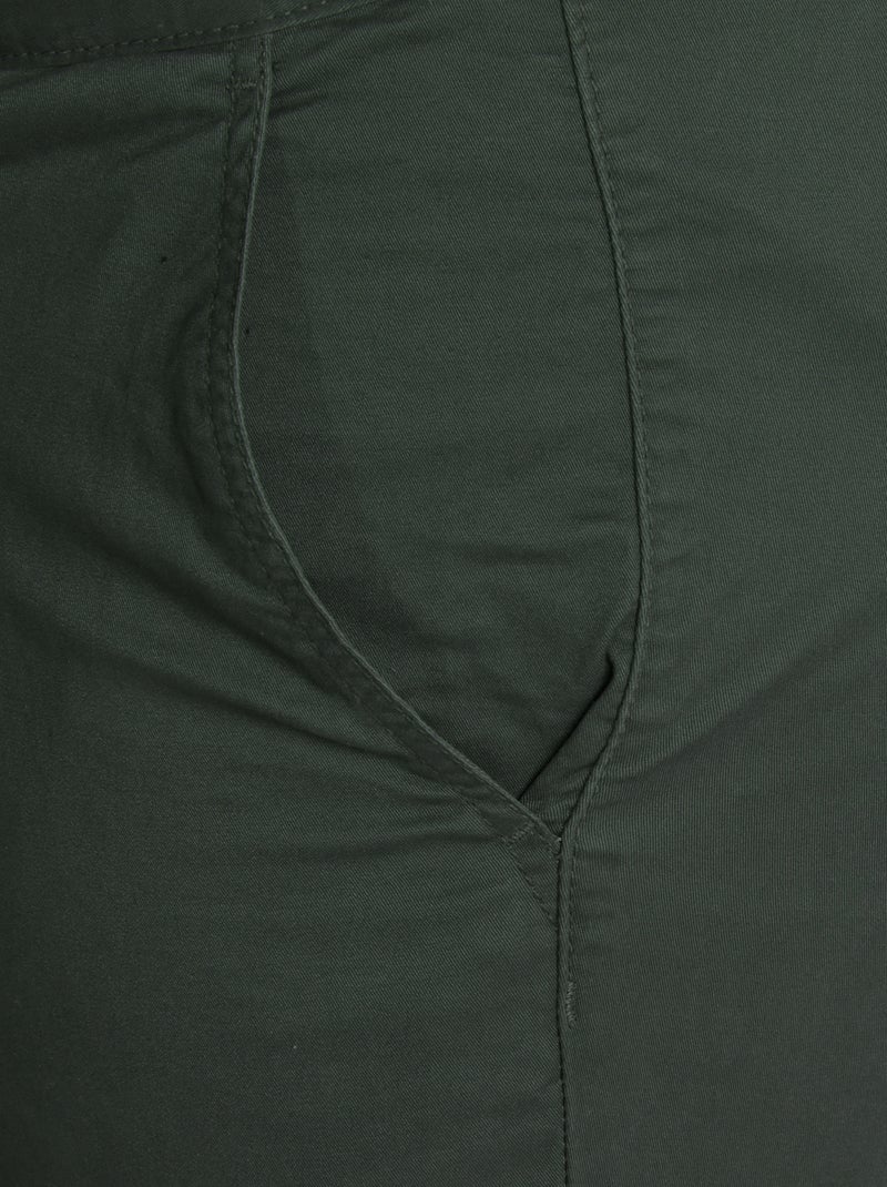 Slim fit chino - L32 GROEN - Kiabi