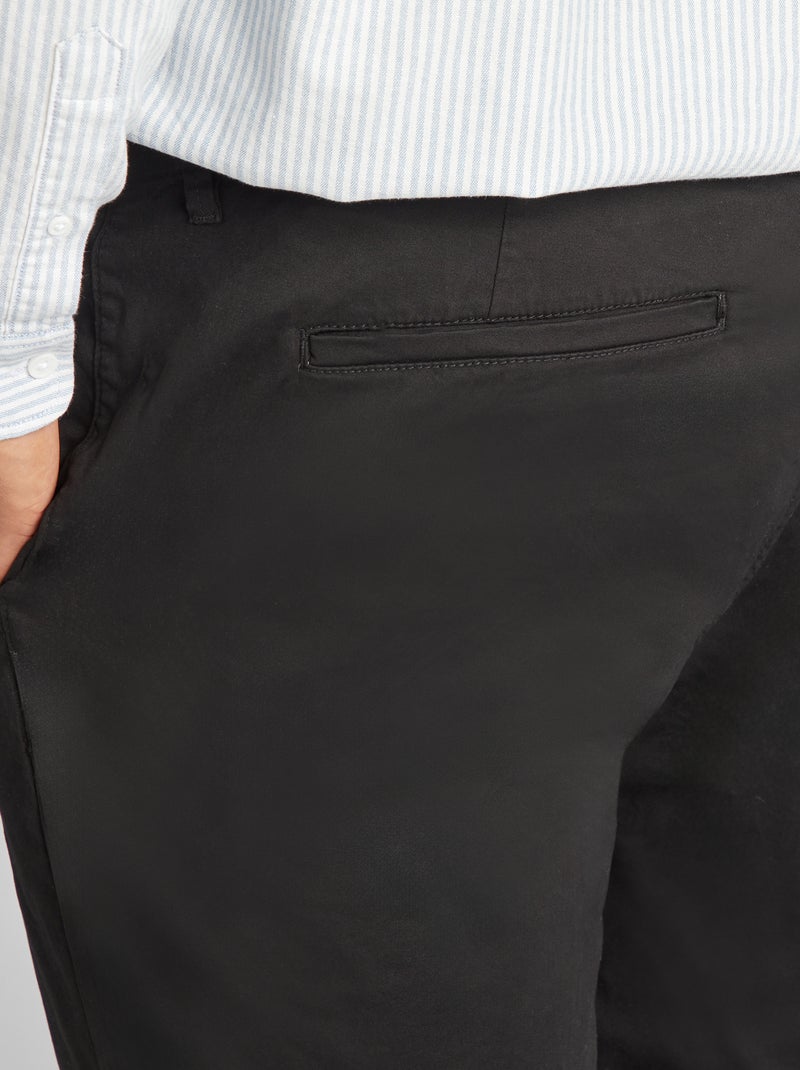 Slim fit chino - L32 zwart - Kiabi