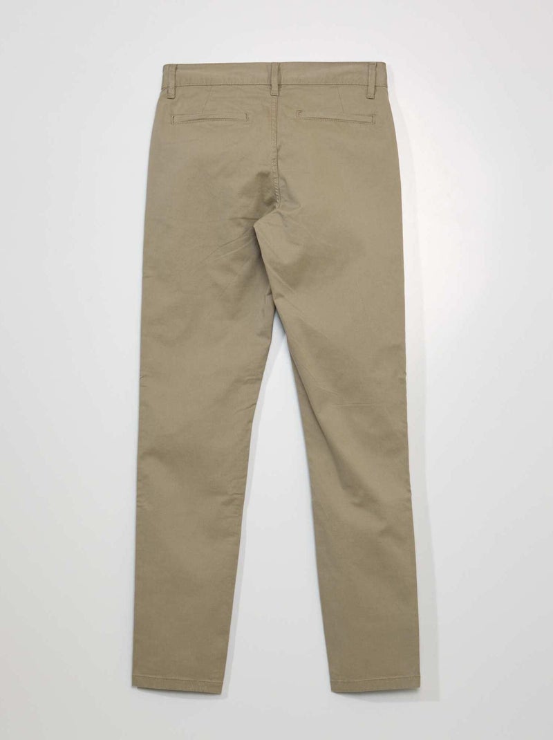 Slim-fit chino - L34 BIEGE - Kiabi