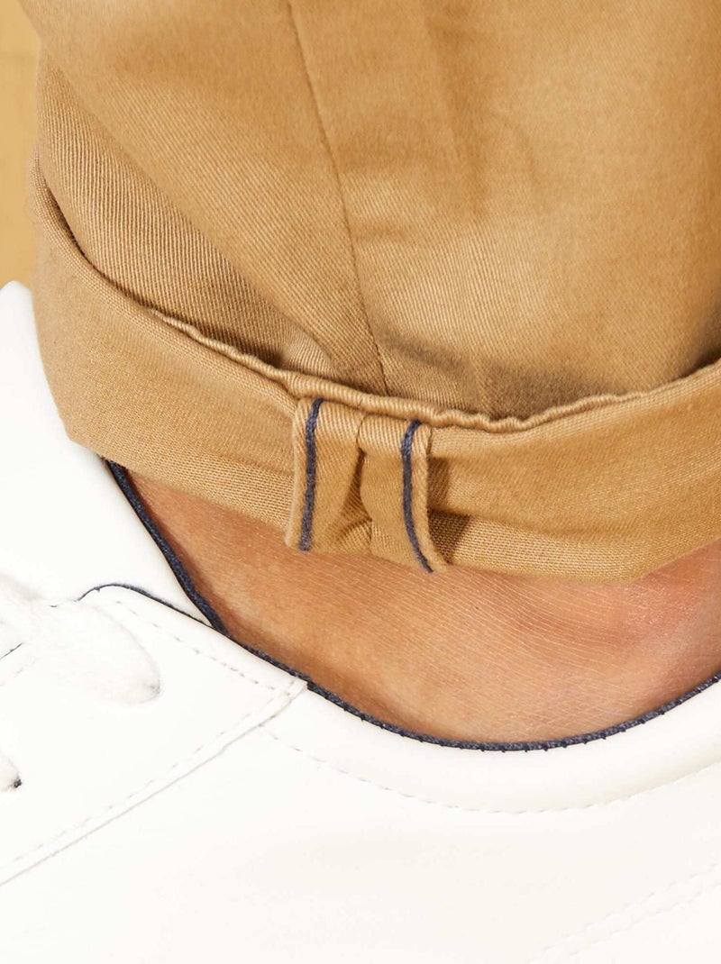 Slim-fit chino biege - Kiabi