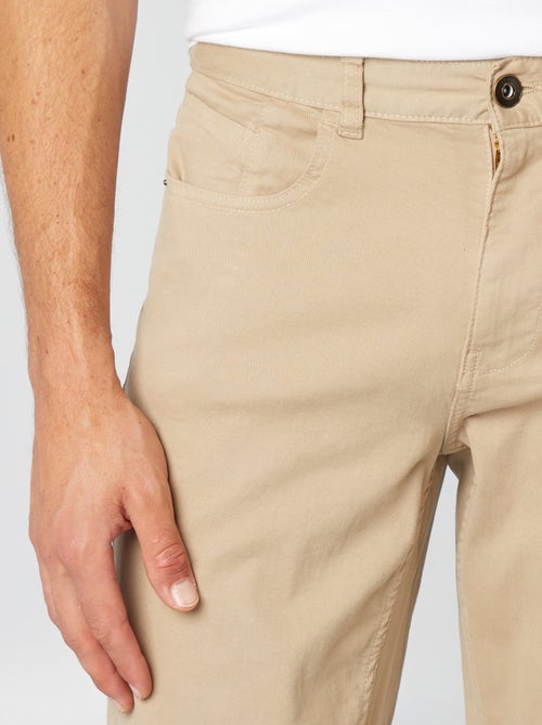 Slim-fit chino met 5 zakken - L32 - Kiabi